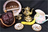 Ca.Late 1800s H.P. Kutani Porcelain Geisha Plates+