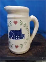 crockery pitcher 7 inches tall