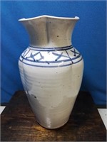 Contemporary studio pottery vase 11 inches tall