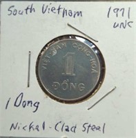 Uncirculated 1971 South Vietnam coin