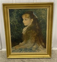 (Z) 
Framed Reprint of Portrait of Mademoiselle