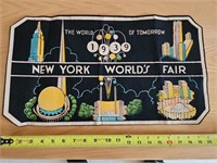 1939 New York World’s Fair Felt Place Mat Pennant.