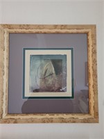 Kati Roberts signed & framed abstract art. Master.