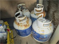 4 PROPANE TANKS