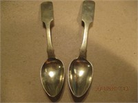 2 Spoons Silverplate