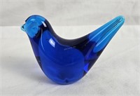 Art Glass Small Bluebird Figurine