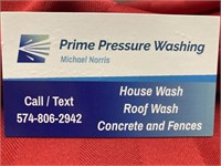 Prime pressure washing free 2 car driveway