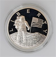 1988-P Young Astronauts Silver Medal PF