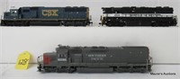 CSX, N&W, SP Diesel Locomotives