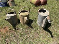 3 WATERING CANS