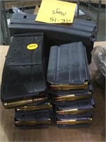 8 AR-15 mags loaded w/ 5.56 ammo