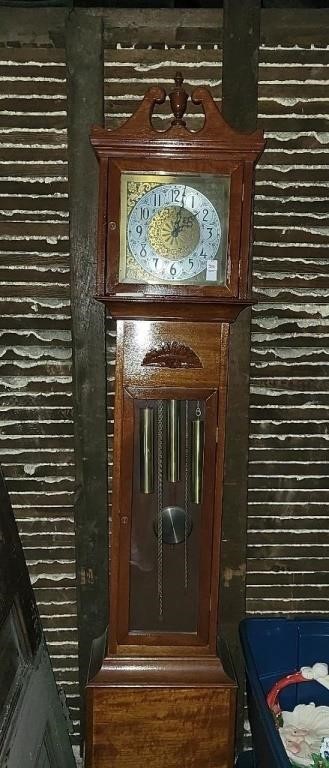 Grandfather Clock- 75 inches High x 9 Inches wide