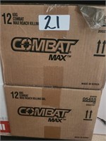 2 Boxes of Combat Roach Killing Gel