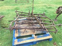 (2) SECTIONS SPIKE TOOTH DRAG HARROW