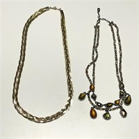 2 Cosmetic Jewelry Necklaces