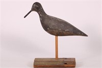 Early Shorebird by Unknown Carver, On Stand, 10"