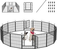 Mr IRONSTONE Dog Playpen  32 H  16 Panels