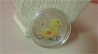 Cased Duck Novelty Coin