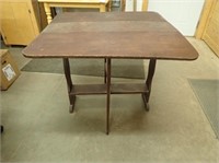 Antique Double Drop Leaf Table w/14" Leafs -