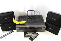 JVC Receiver & Bose Music Monitors/Speakers 5 Pcs.