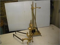 Fireplace Set with Andirons