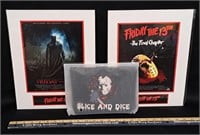 FRIDAY THE 13th Lot-Prints/Zippered Bag-NEW