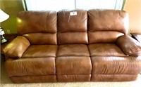 Elec. Couch w Bookend Recliners-Leather?