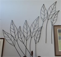 3 pcs Large Metal Leaf Wall Decor