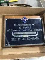 Skelly Oil Company 5 years plaque