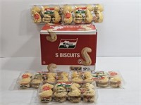 S BISCUITS - FULL BOX - 17 PACKS  - MARCH 11, 2024
