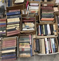 Pallet lot of assorted books and records