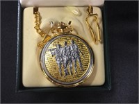 Vietnam memorial pocket watch