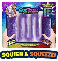 GooToobz Squishy Squeezy Sensory Toy PURPLE