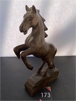 Wood Horse Figurine