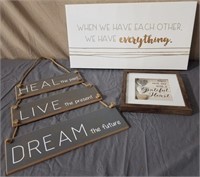 Positive Thoughts Wall Decor #2