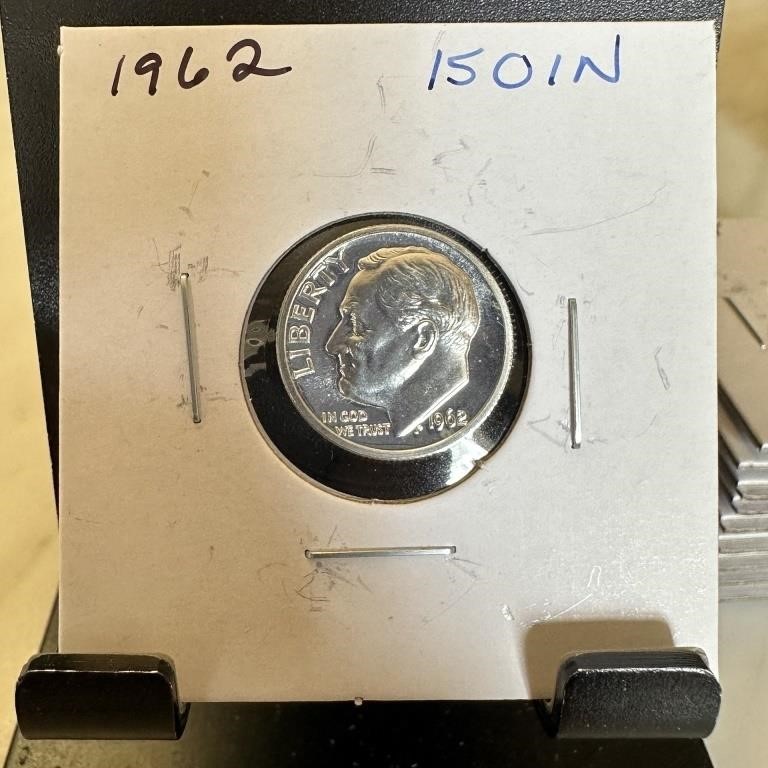 1962 PROOF SILVER ROOSEVELT DIME