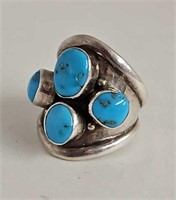 Carol Felley Sterling Silver & Turquoise Ring
