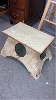 Metal  decor 1-step stool
