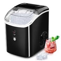 Nugget Ice Maker Countertop, Portable Crushed