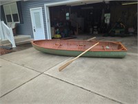12ft. Penn Yan boats wood ribbed row boat