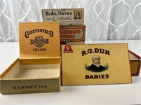 Vintage Cigar boxes