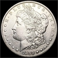 1893 Morgan Silver Dollar CLOSELY UNCIRCULATED