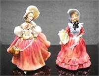 Two early Royal Doulton ladies