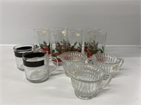 Libby Holly and Berries Glasses