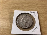 1952 SILVER FRANKLIN Half Dollar in Case