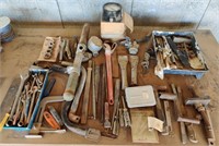 Assortment of Tools, Chisels, & More