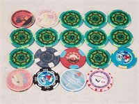 19 California Casino Chips