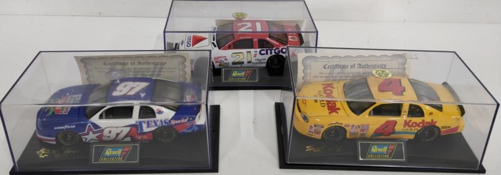 3 Diecast Cars