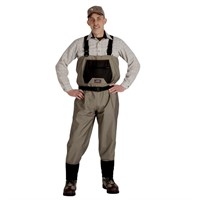 CADDIS BREATHABLE STOCKINGFOOT CHEST WADERS SIZE