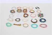 Asstd Costume Jewelry Bracelets, Bangles & Beads